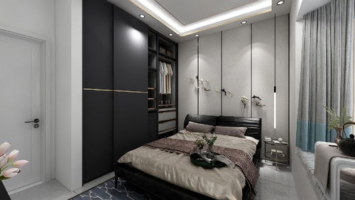 75平現(xiàn)代簡約二居裝修效果案例 簡約輕奢格調(diào)，優(yōu)雅生活實景賞析